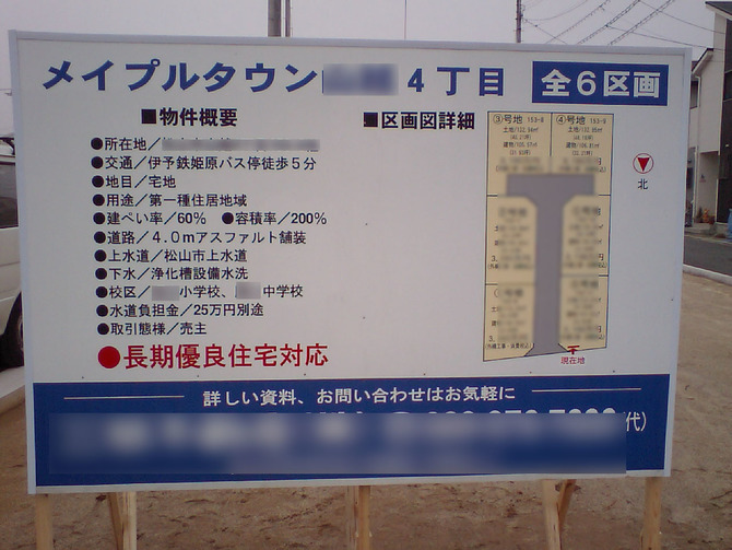 分譲地看板 分譲地看板